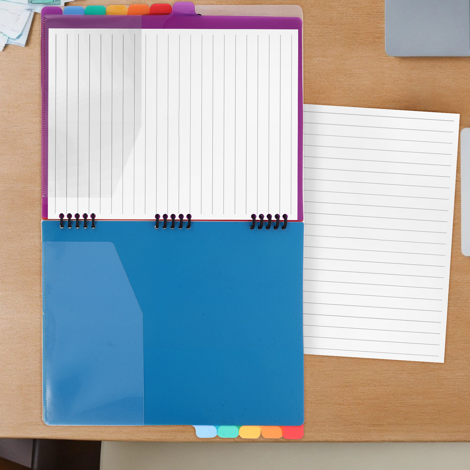 Tab Divider A4 - Pasta Organizadora de Documentos A4 com