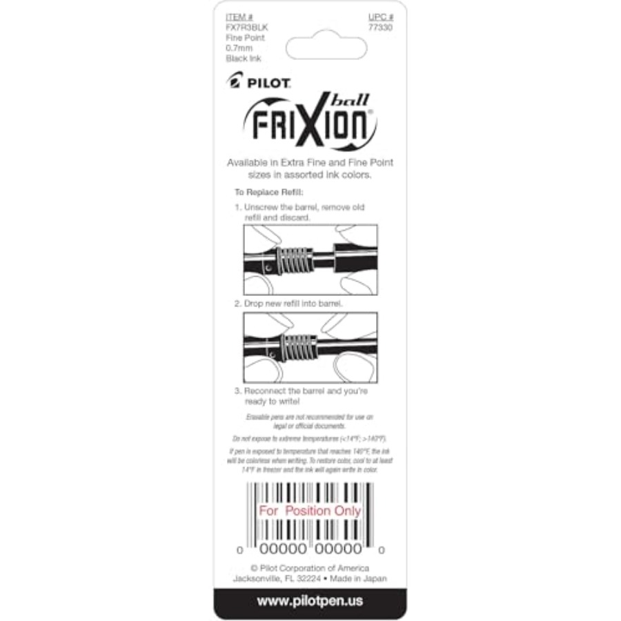 Refil de Tinta Gel FriXion par - Gel Refill Pack avaliação e preço