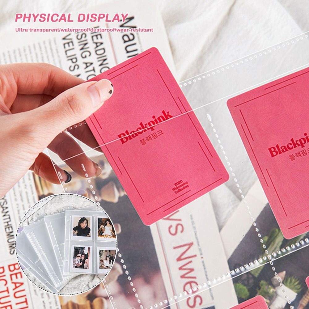 10 pçs transparente a4 kpop ph - Binder A4 Lever avaliação e preço
