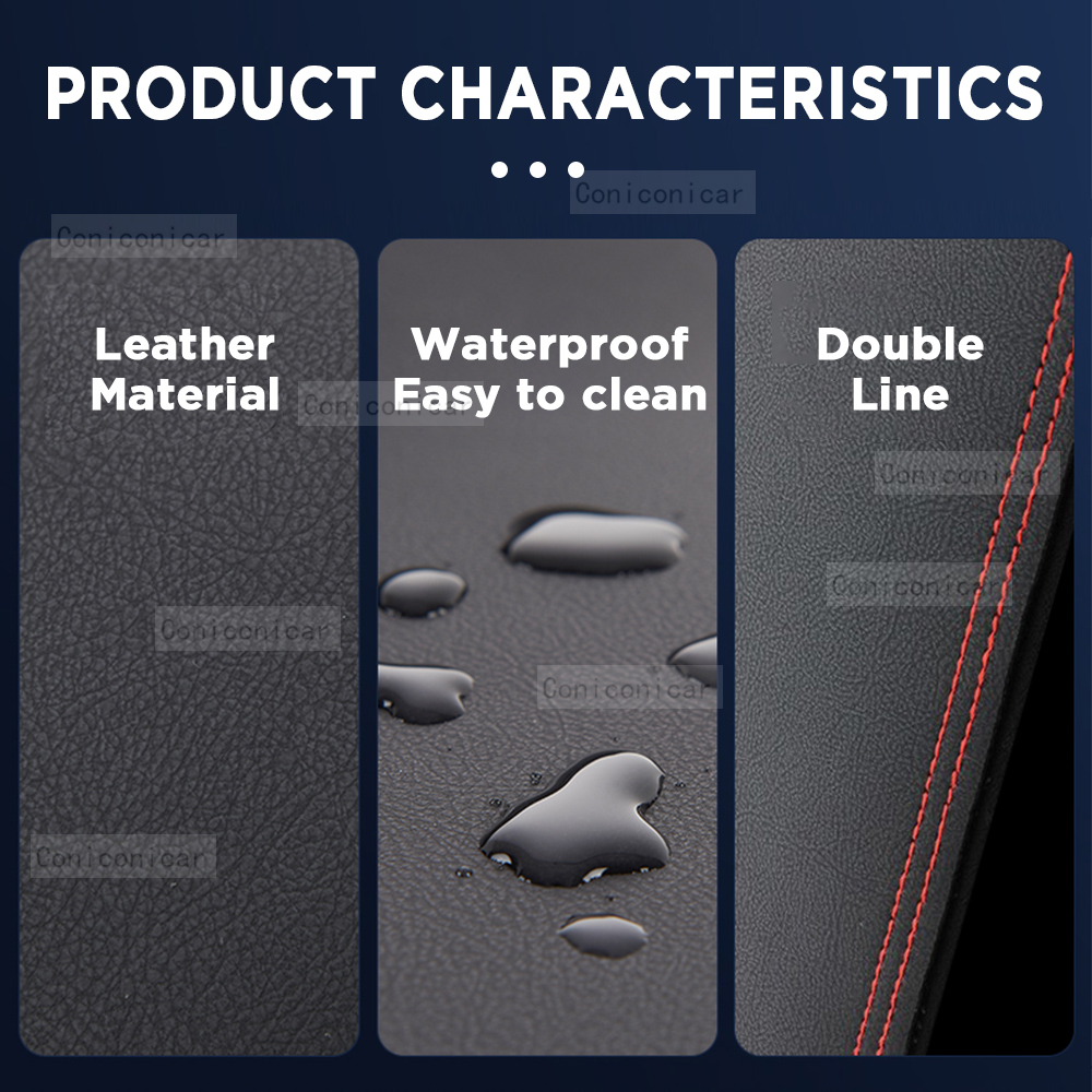 Non-Slip Couro Artificial Car  - Leather Desk Pad avaliação e preço