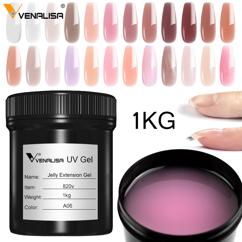 1L VENALISA Gel de Unha Jelly  - Gel Refill Pack avaliação e preço