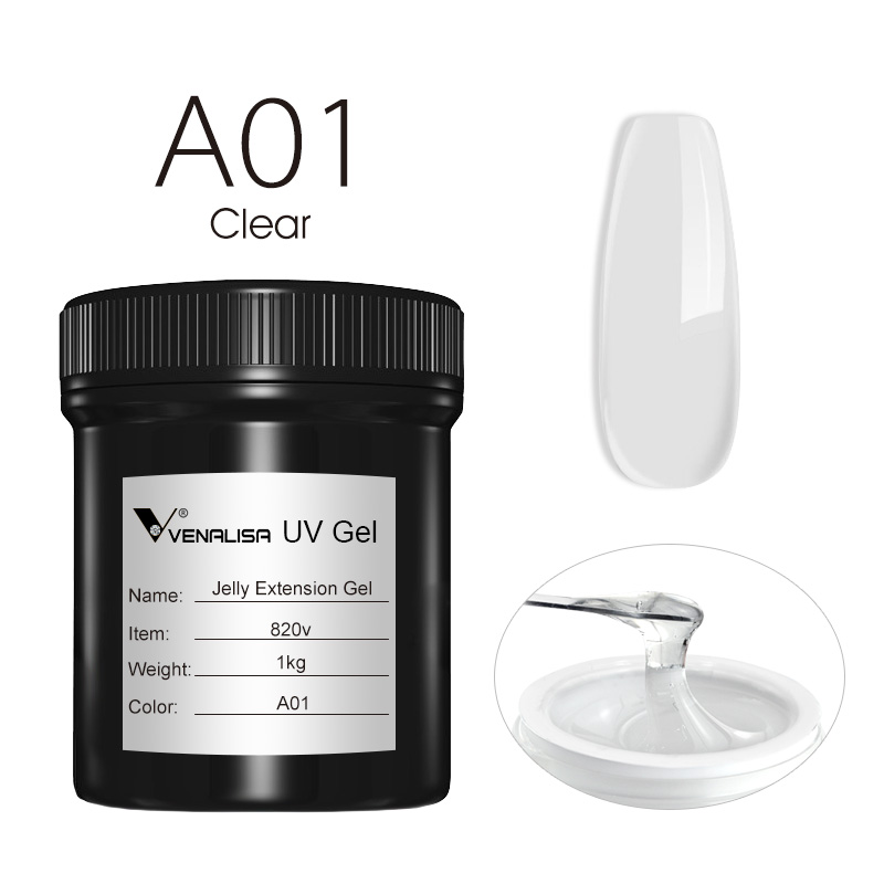 1L VENALISA Gel de Unha Jelly  - Gel Refill Pack avaliação e preço