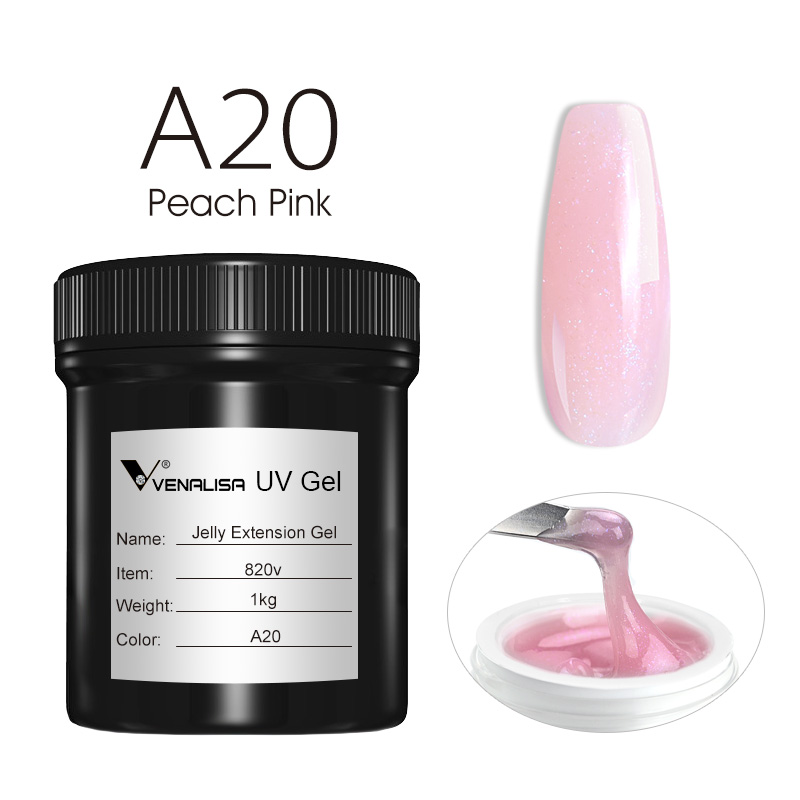 1L VENALISA Gel de Unha Jelly  - Gel Refill Pack avaliação e preço