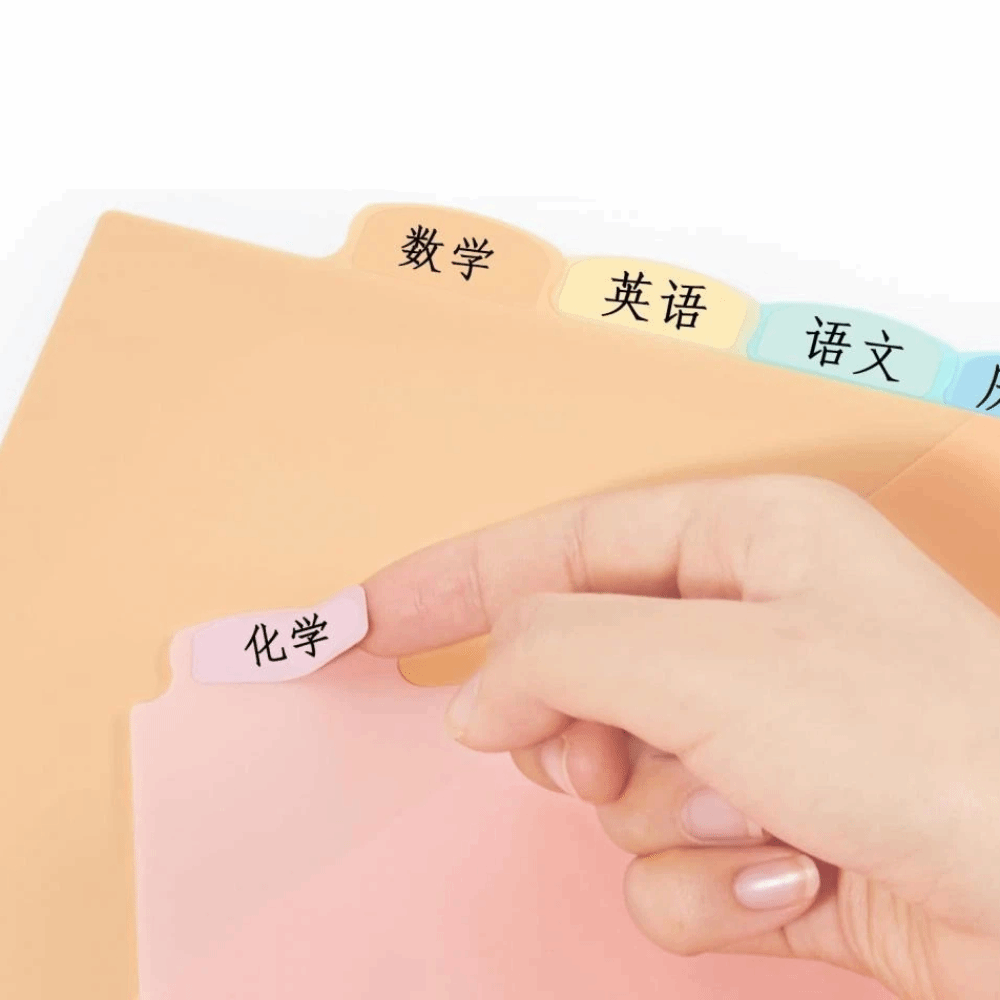 8 divisórias A4 em tons pastel - Tab Divider A4 avaliação e preço