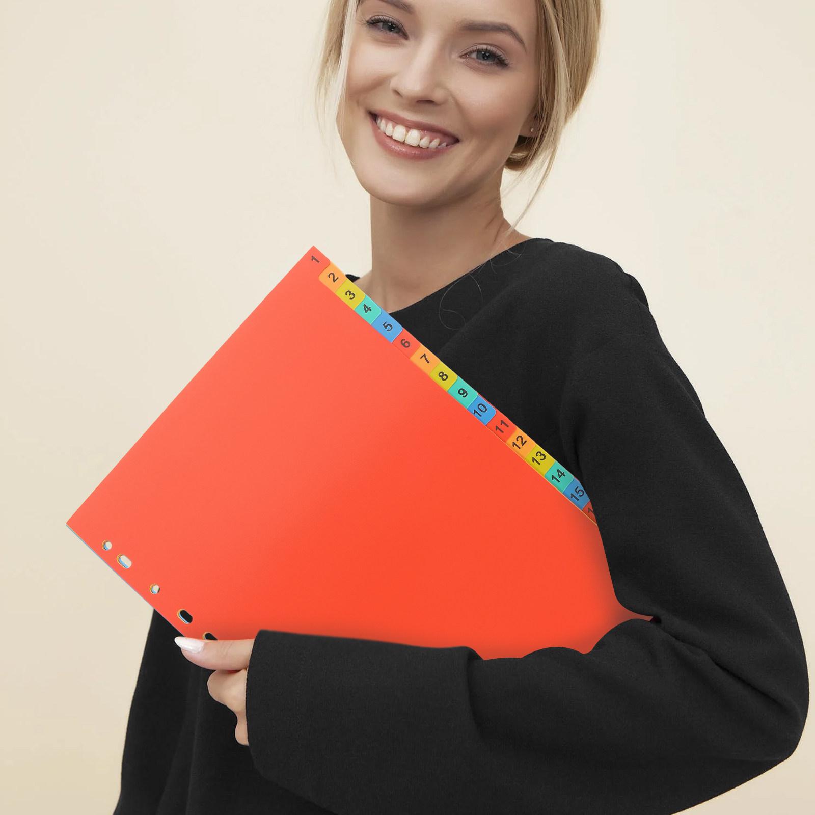 20 Folhas de Divisórias Plásti - Tab Divider A4 avaliação e preço