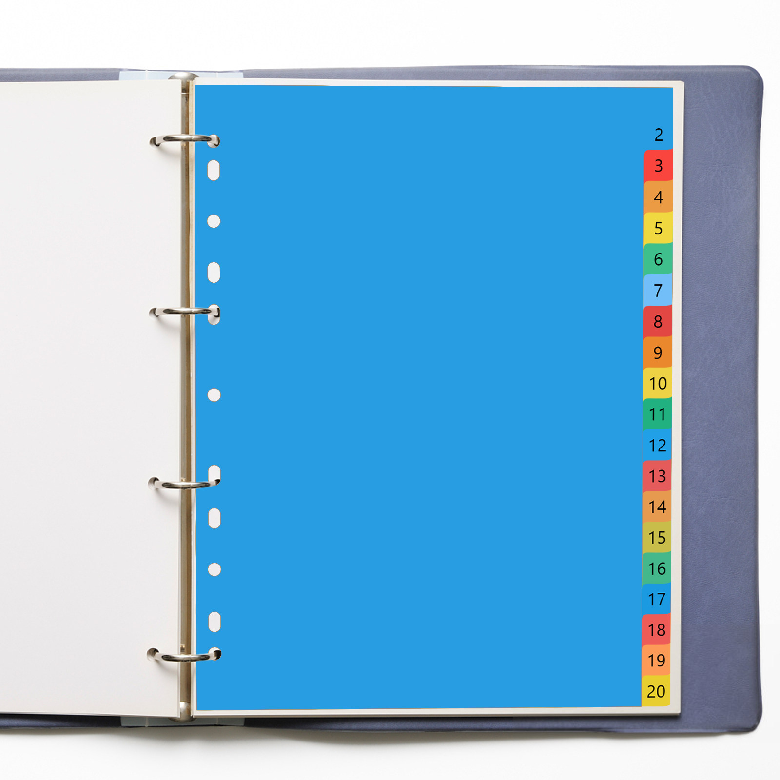 Divisórias de índice coloridas - Tab Divider A4 avaliação e preço