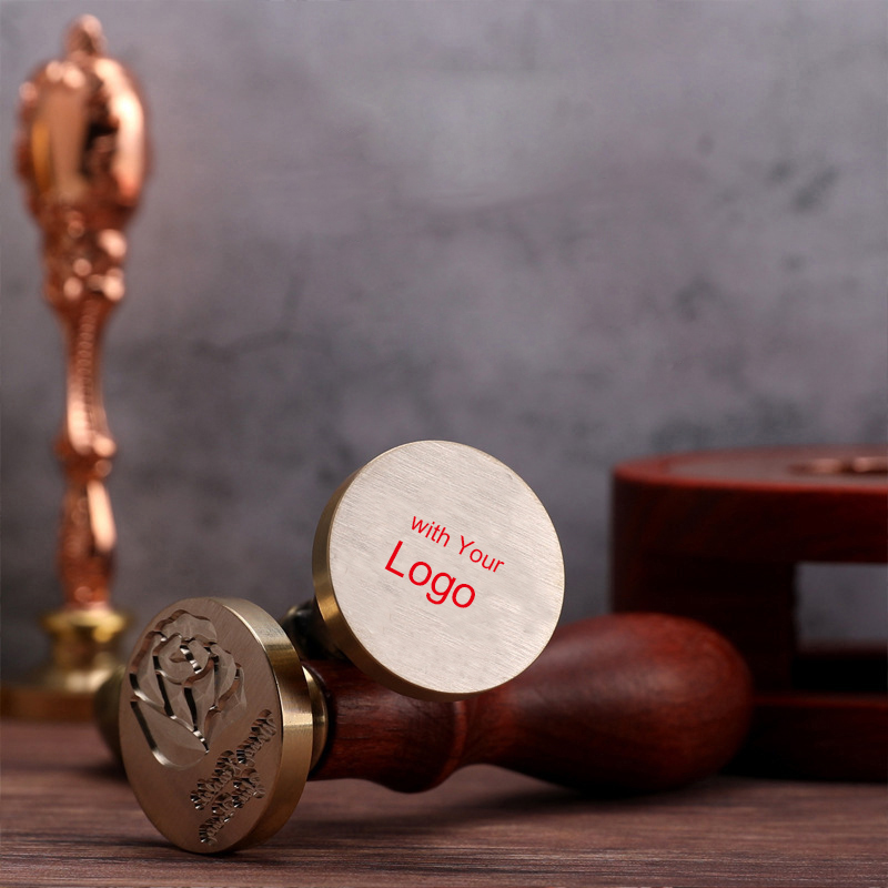 Cabeça de carimbo de cera com  - Wax Seal Stamp Set avaliação e preço