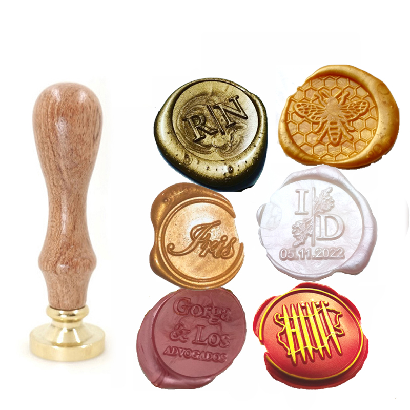 Selo de Cera Personalizado em  - Wax Seal Stamp Set avaliação e preço