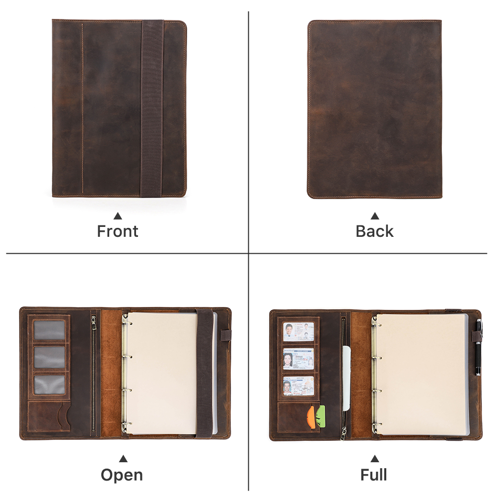 Luxo retro negócios a4 caderno - Binder A4 Lever avaliação e preço
