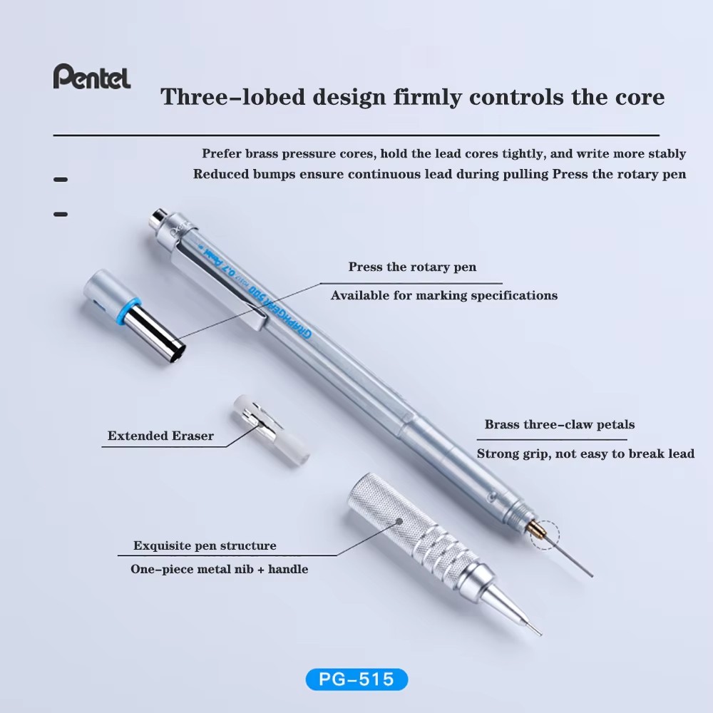 1 unidade Lápis Mecânico Pente - Mechanical Pencil 0.3 avaliação e preço